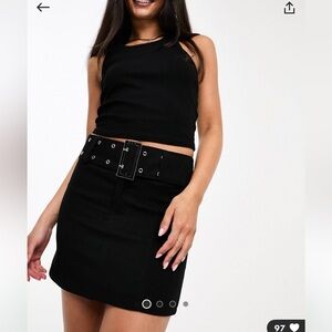 ASOS Belt Mini Skirt NWT- Medium